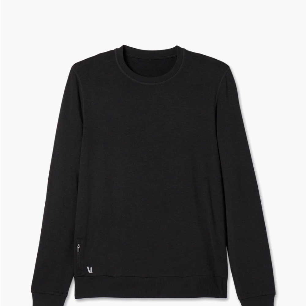 Vuori Ponto Performance Crew - Black - XXL